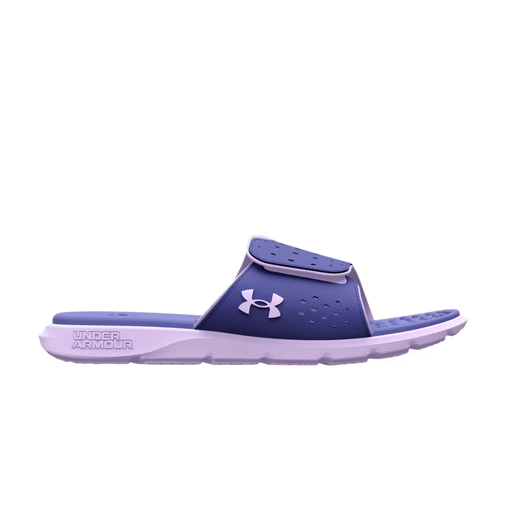 Under Armour Women's Ignite Pro Slide Baja Blue Nebula Purple