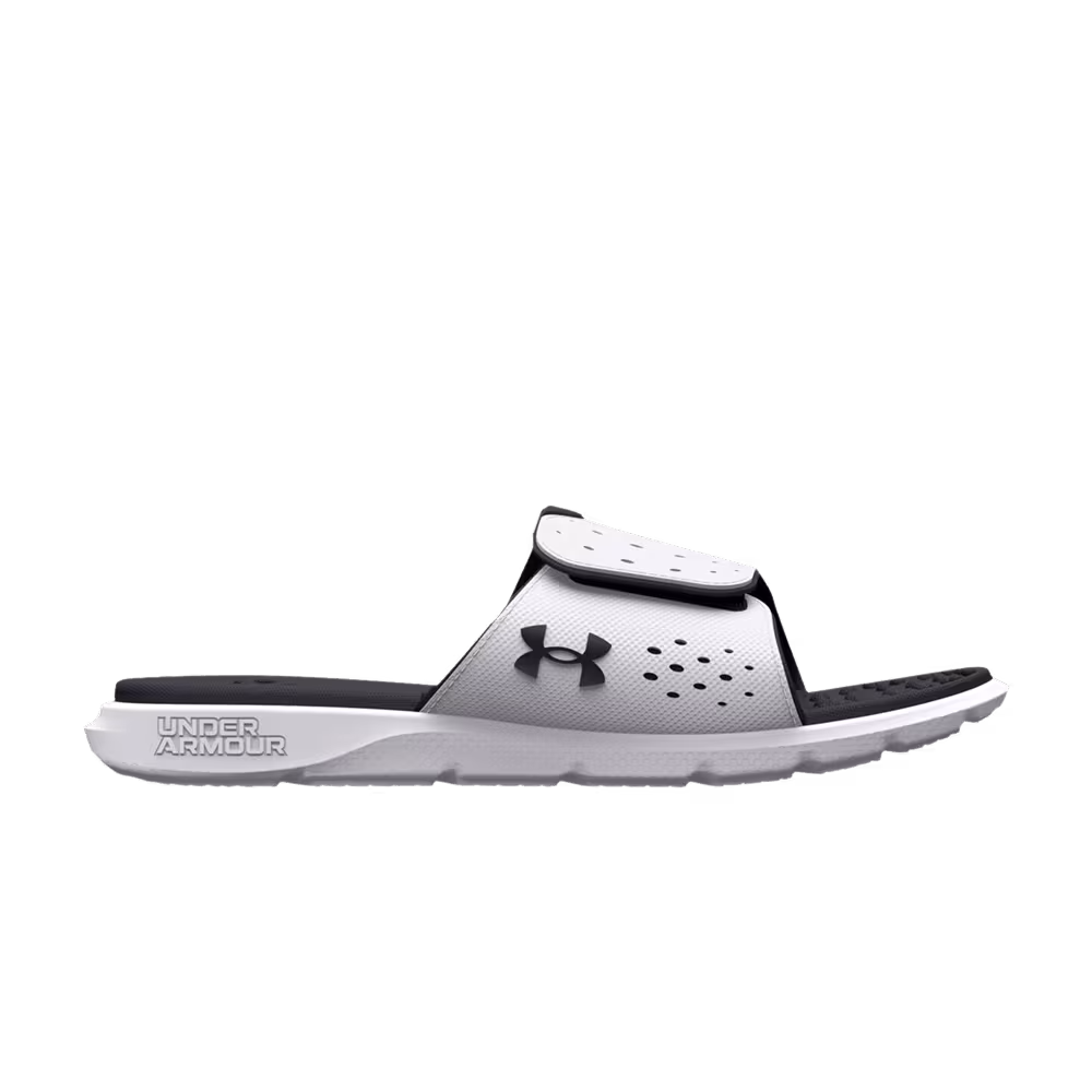 Under Armour Women's Ignite Pro Slide White Black