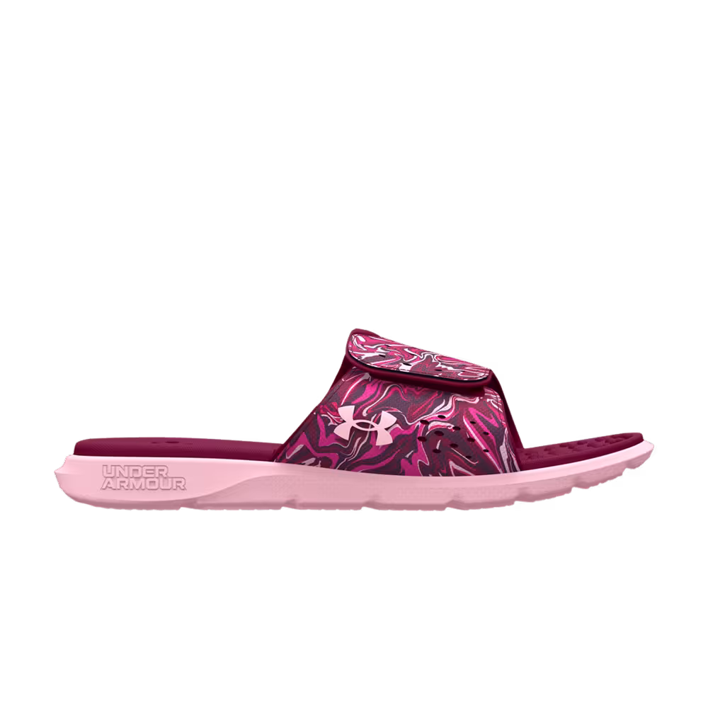 Under Armour Ignite Pro Graphic Strap Slide GS Charged Cherry Marble