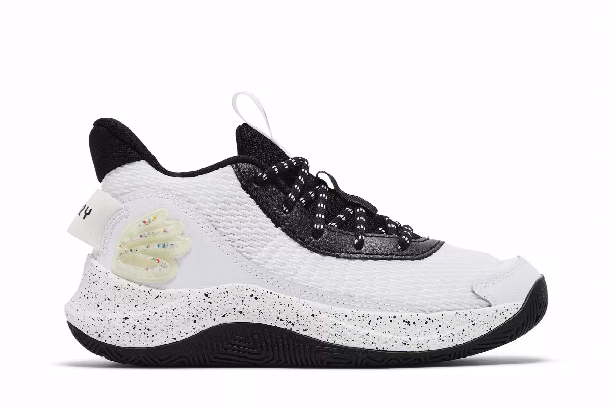 Under Armour Curry 3Z7 GS White Black, view 2