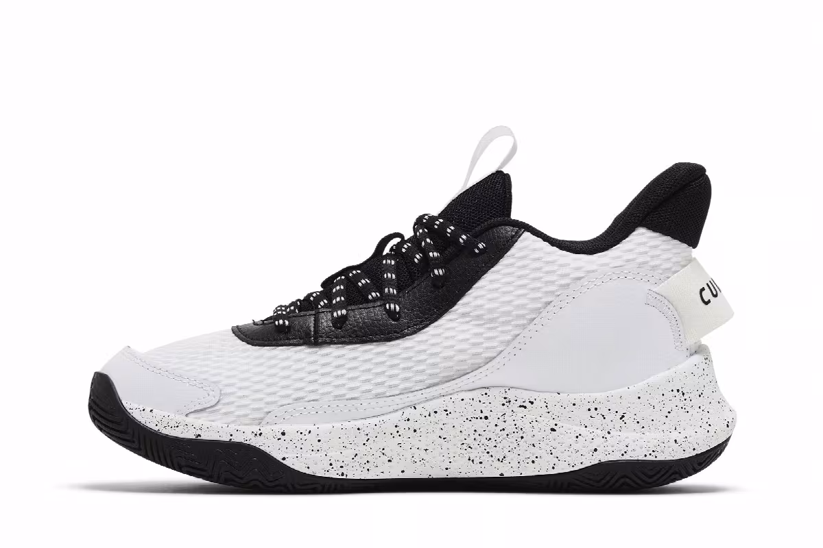 Under Armour Curry 3Z7 GS White Black, view 4