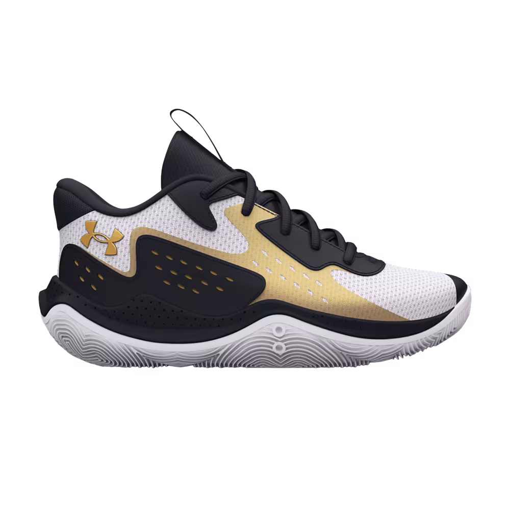 Under Armour Jet White Metallic Gold
