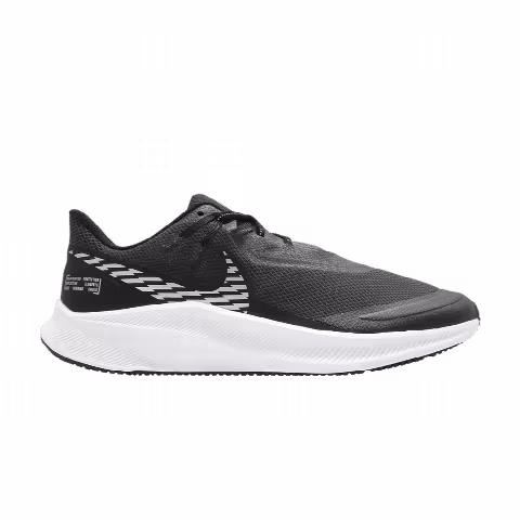 Nike Quest 3 Shield 'Black Metallic Silver'