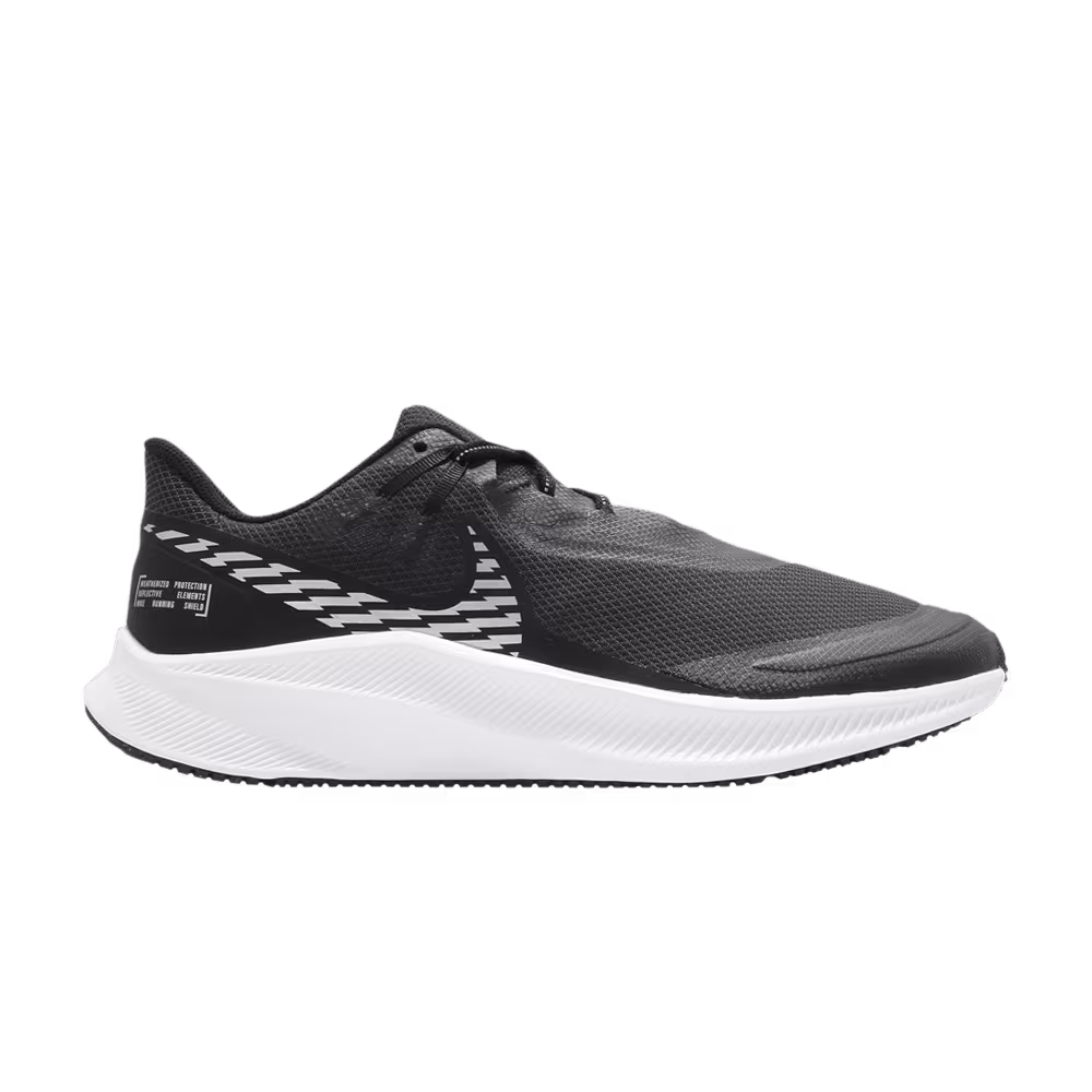 Nike Quest 3 Shield Black Metallic Silver