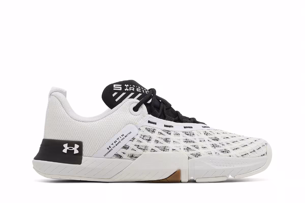 Under Armour TriBase Reign 5 White Black, view 2