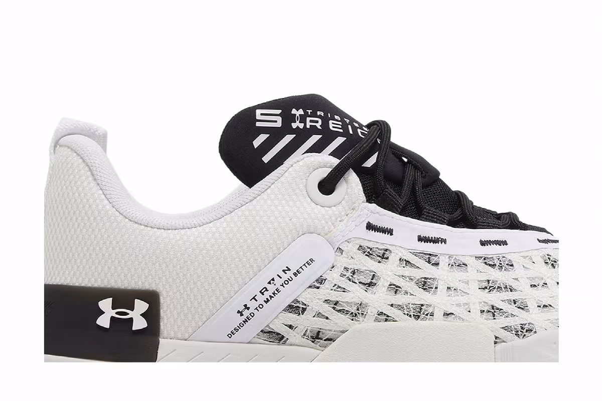 Under Armour TriBase Reign 5 White Black, view 3