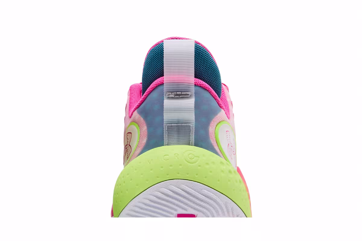 Under Armour Spawn 5 White Lime Pink, view 8