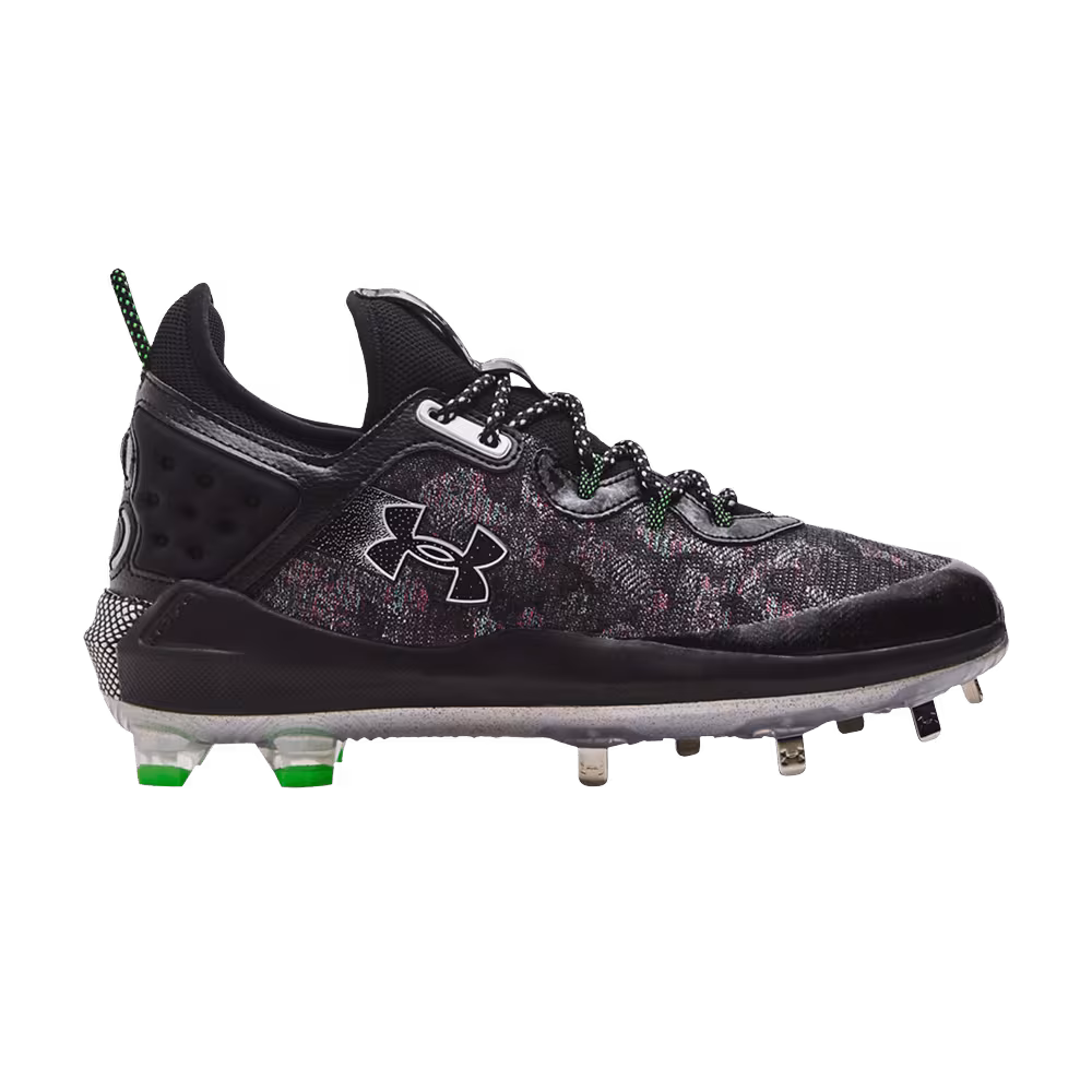 Under Armour Harper 8 Low ST Black Pink Green