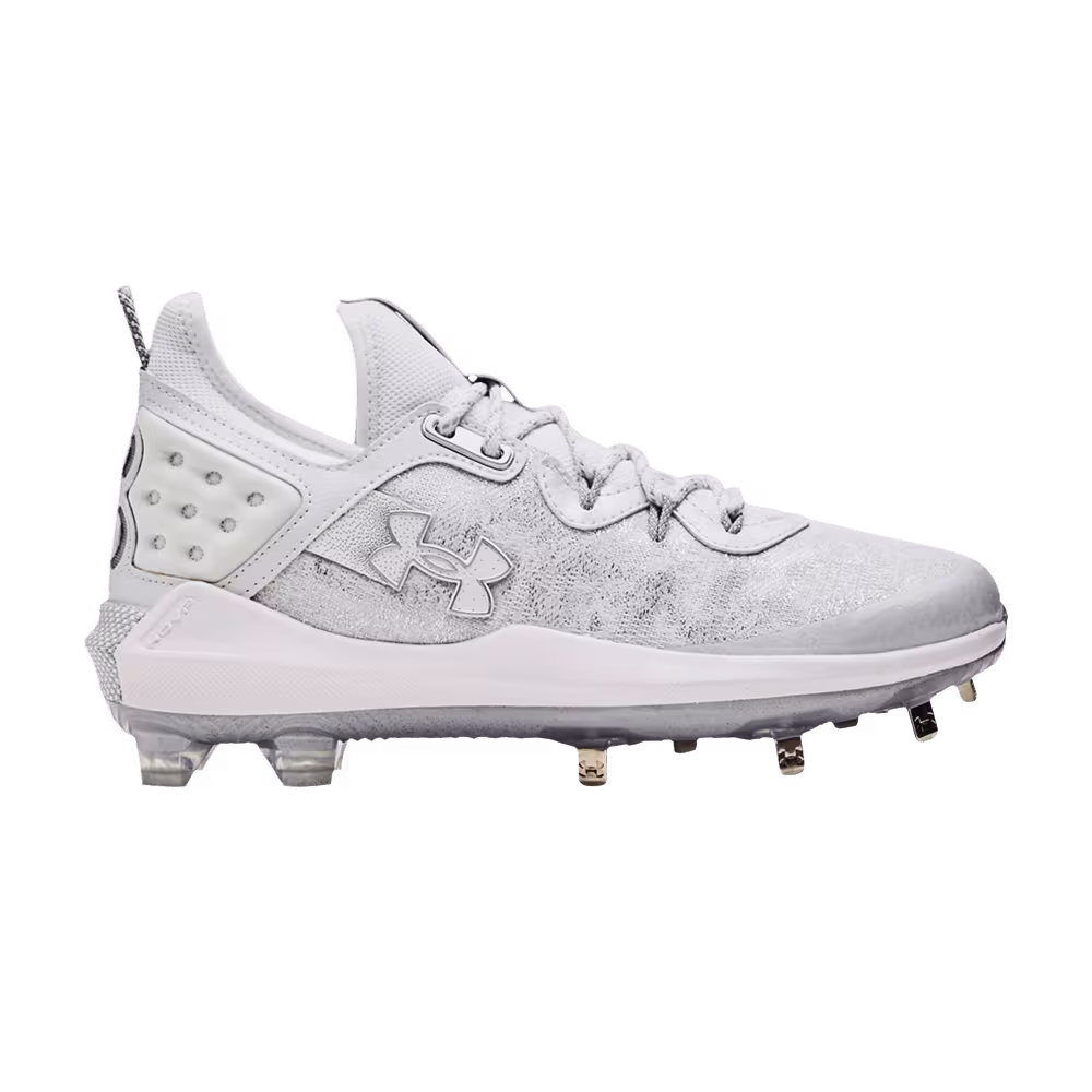 Under Armour Harper 8 Low ST White Baseball Grey