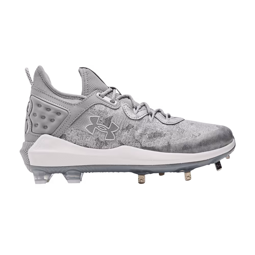 Under Armour Harper 8 Low ST Baseball Grey White
