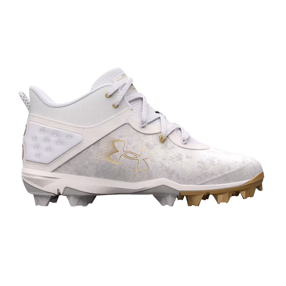 Under Armour Harper 8 Mid RM White Metallic Gold