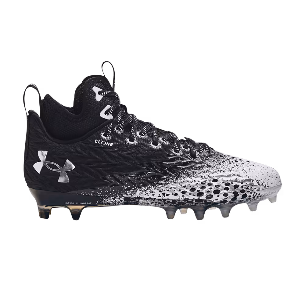 Under Armour Women's Spotlight Clone MC Black Metallic Silver