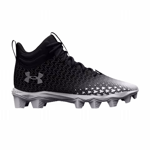 Under Armour Spotlight Franchise 3 RM Wide Jr 'Black Metallic Silver'