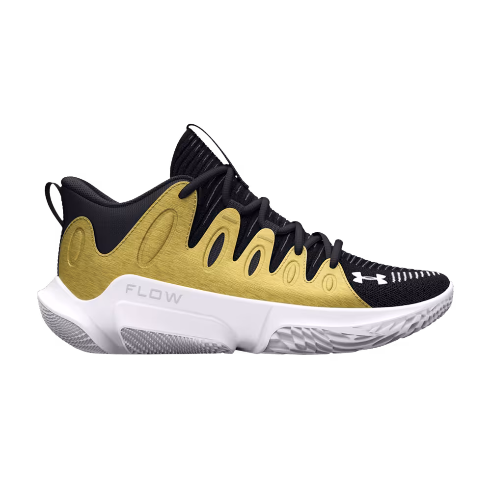 Under Armour Women's Flow Breakthru 4 Black Metallic Gold