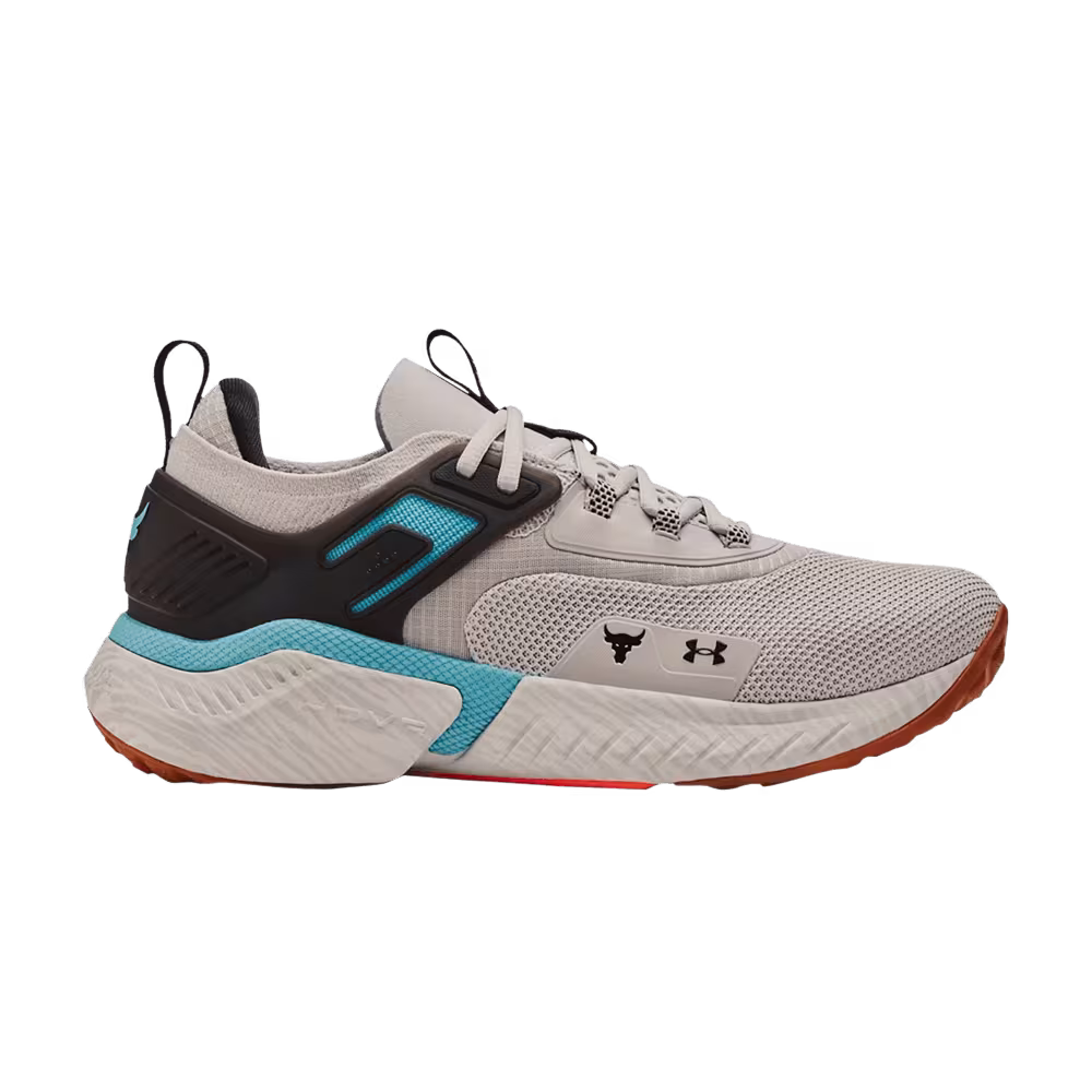 Under Armour Project Rock 5 Grey Matter Blue Surf