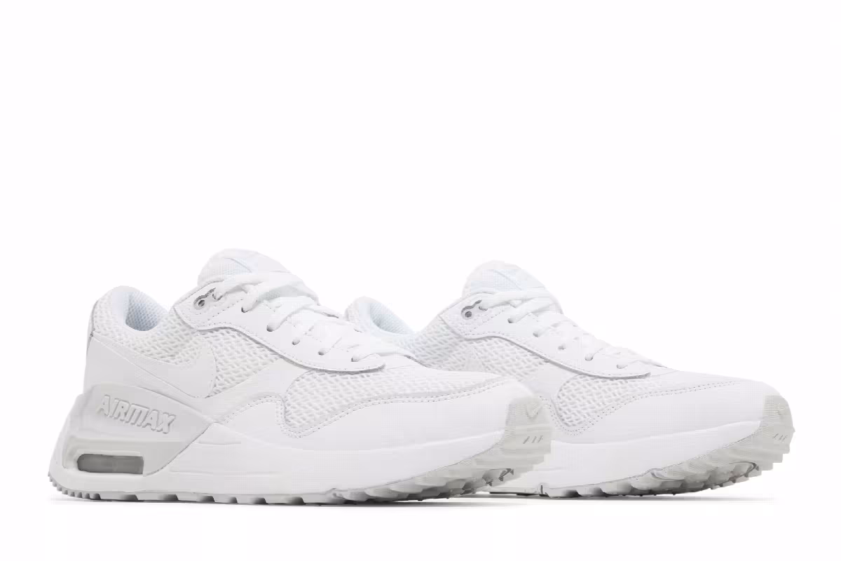 Nike Air Max SYSTM GS White Pure Platinum, view 9