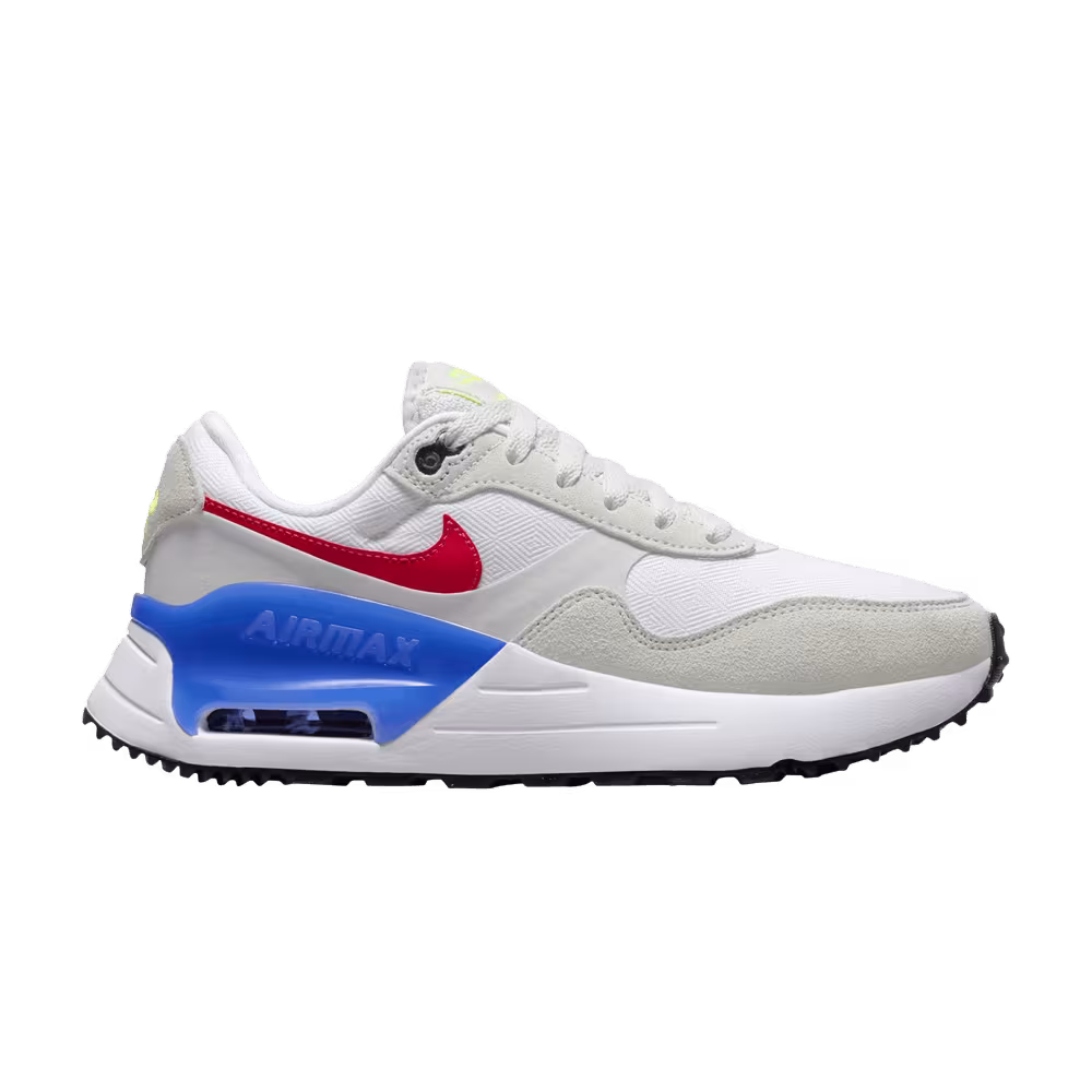 Nike Women's Air Max SYSTM White Ultramarine Siren Red