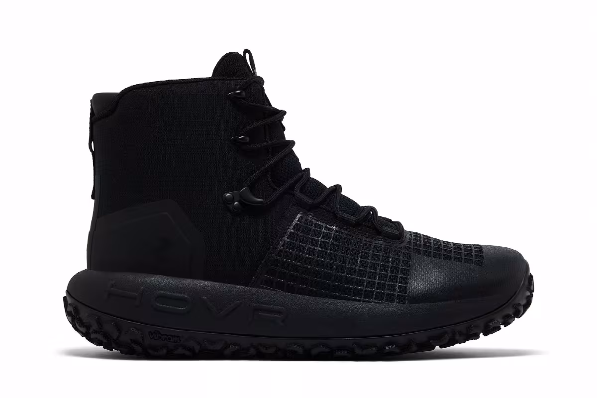 Under Armour HOVR Infil Waterproof Tactical Boot Black Pitch Grey, view 2