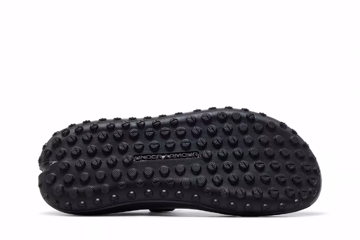 Under Armour Fat Tire Sandal Black White, view 5