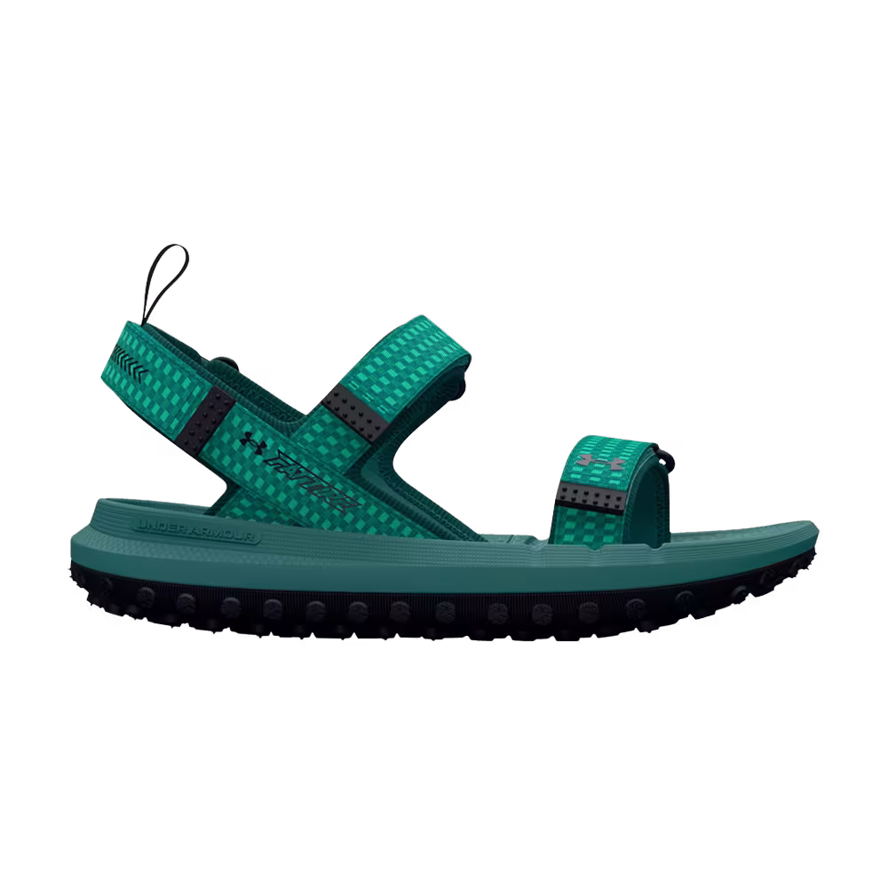 Under Armour Fat Tire Sandal Coastal Teal Black