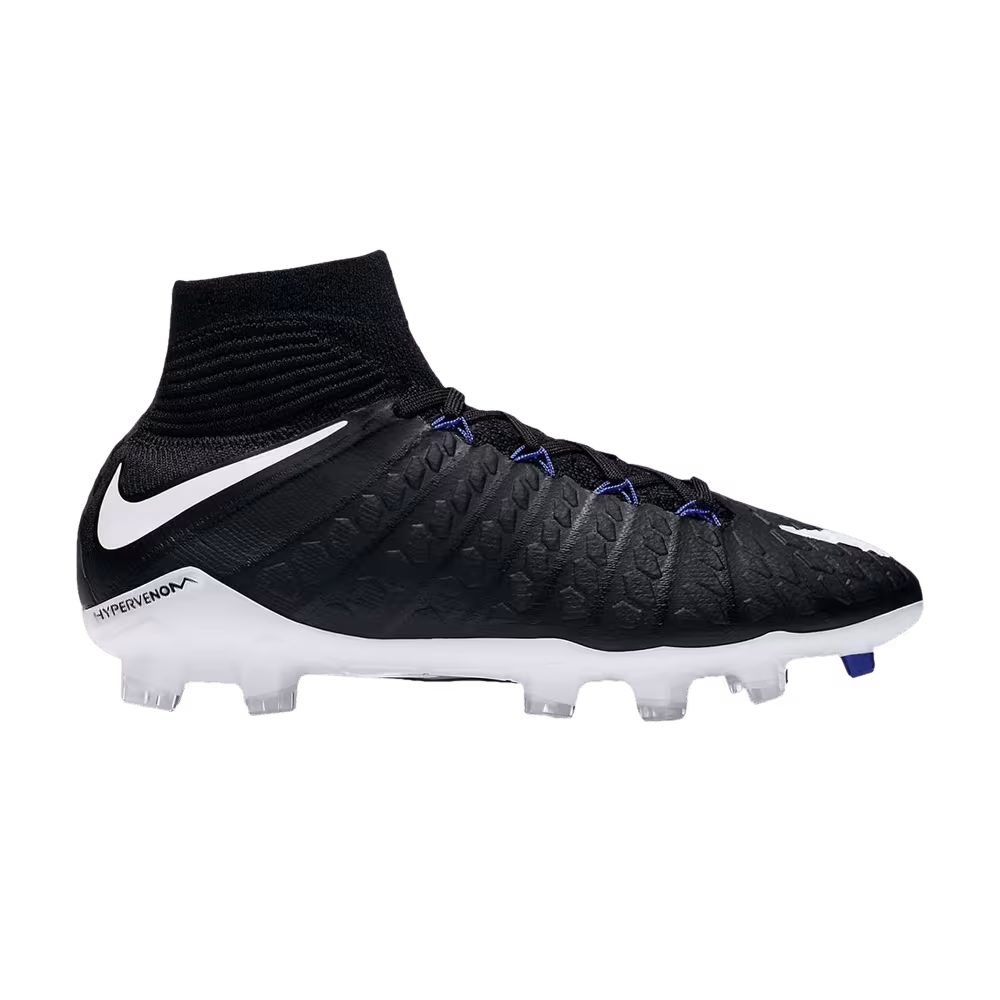 Nike Hypervenom Phantom 3 DF FG GS Black Game Royal