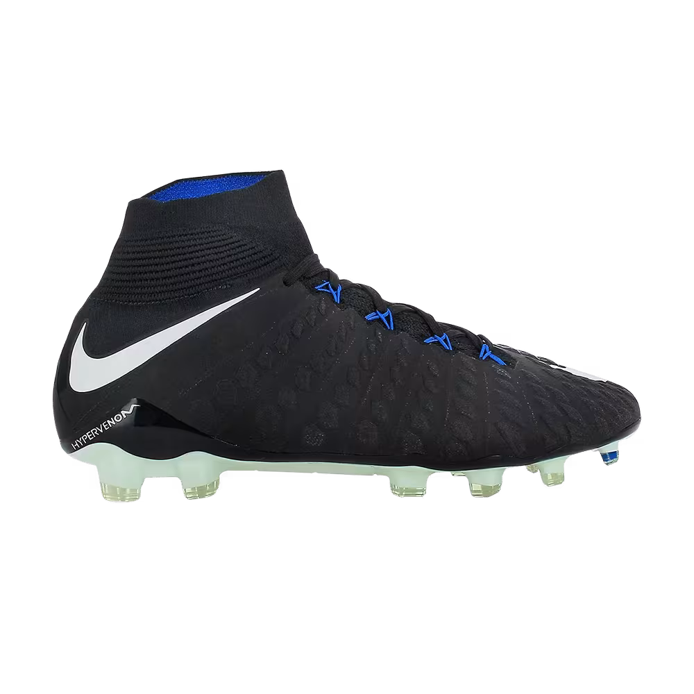 Nike Hypervenom Phantom 3 DF FG Black White Royal