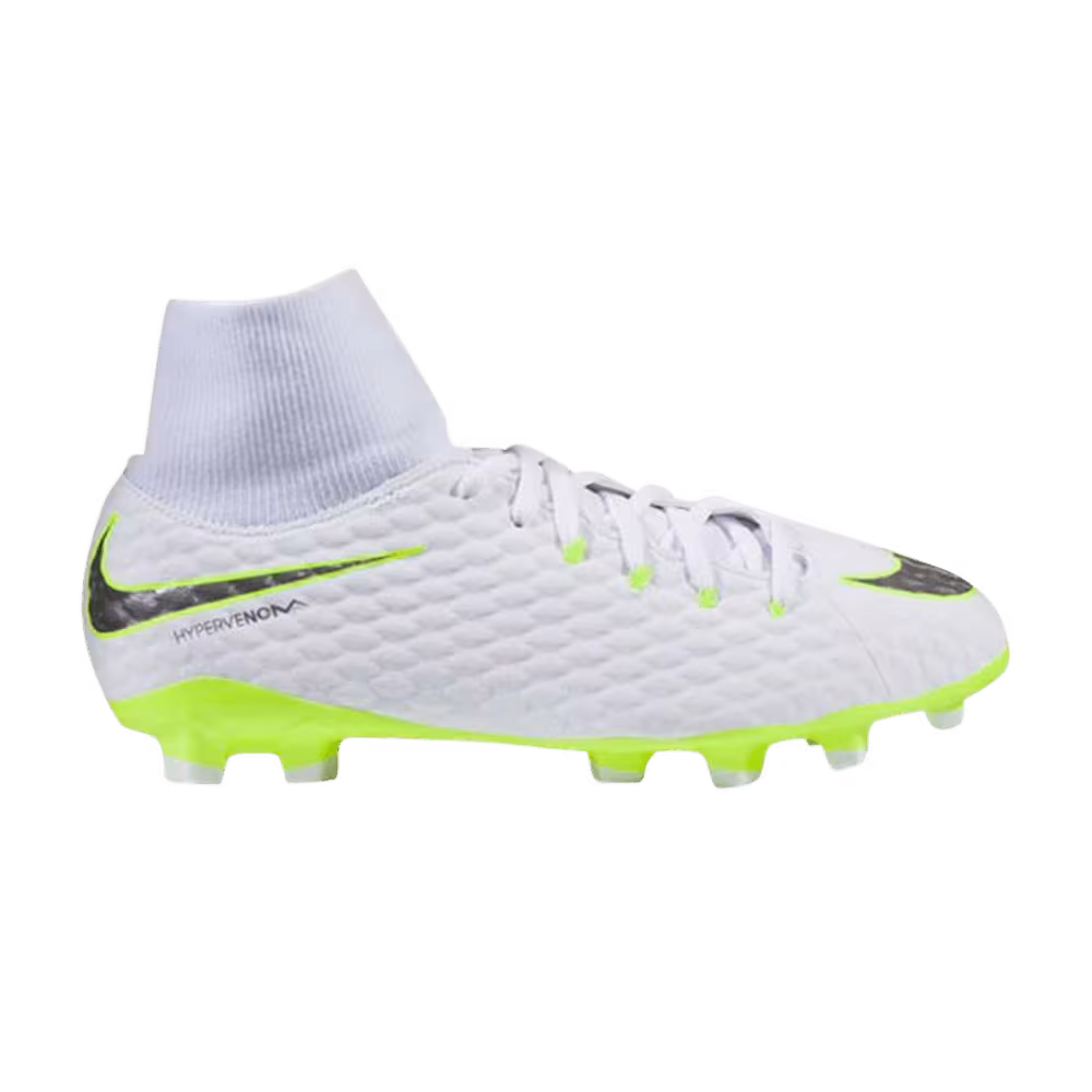 Nike Hypervenom Phantom 3 Academy DF FG GS White Volt