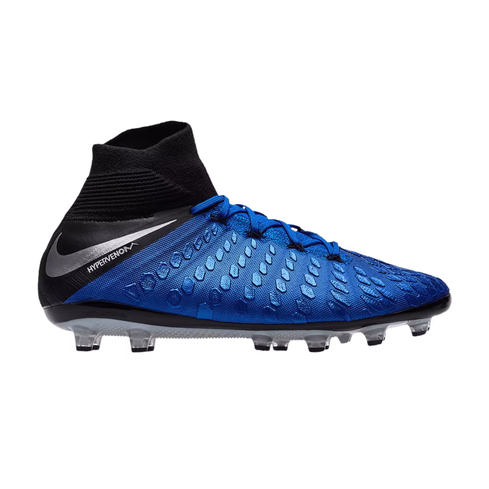 Nike Hypervenom Phantom 3 Elite DF SG Pro Blue Black
