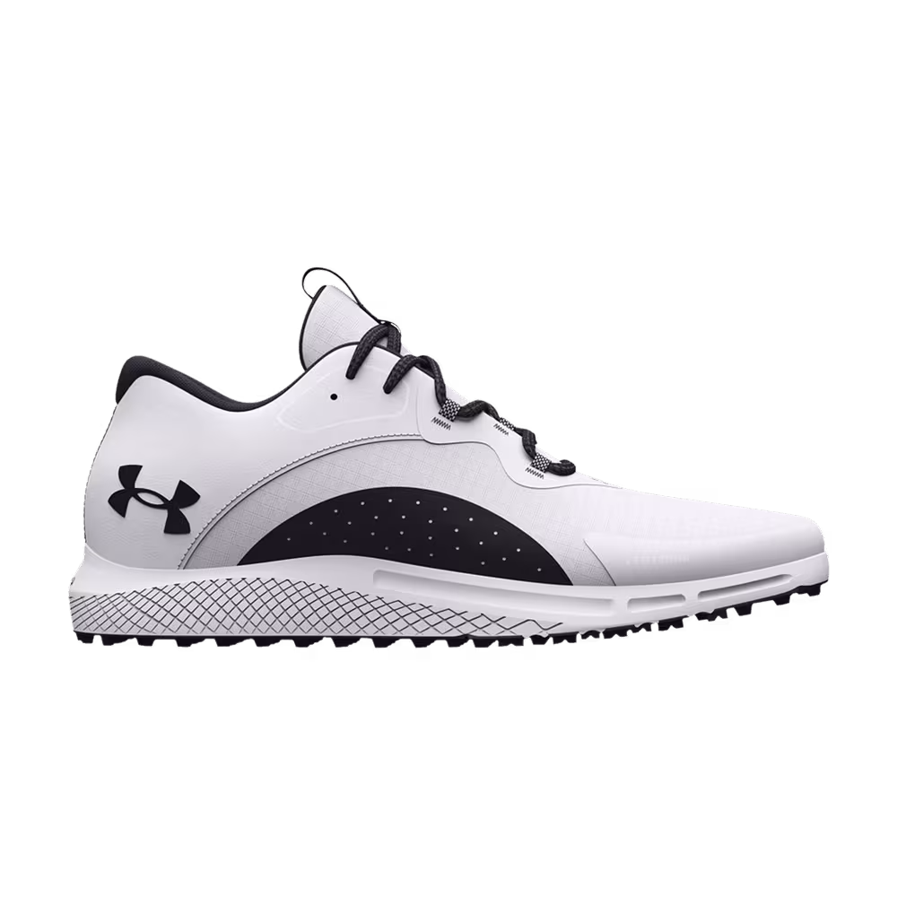 Under Armour Charged Draw 2 Spikeless Golf White Black