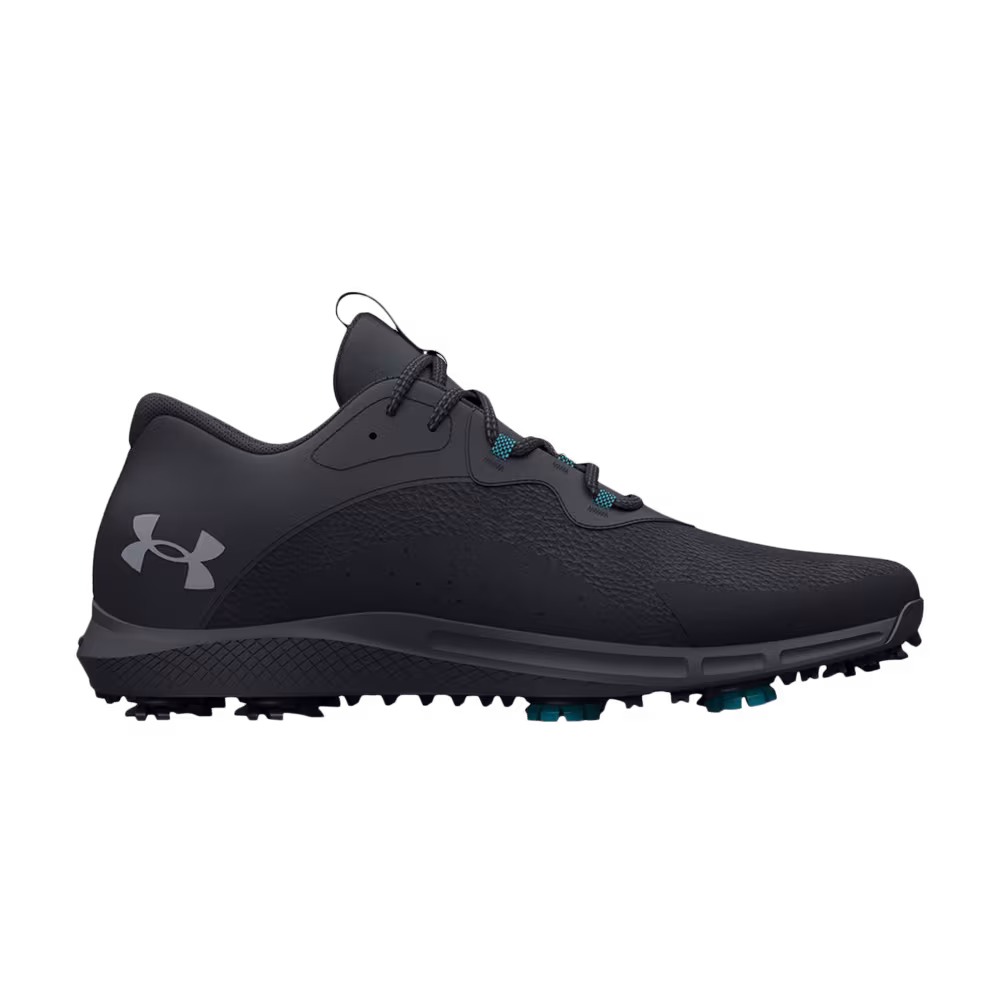 Under Armour Charged Draw 2 Golf Wide Black Steel