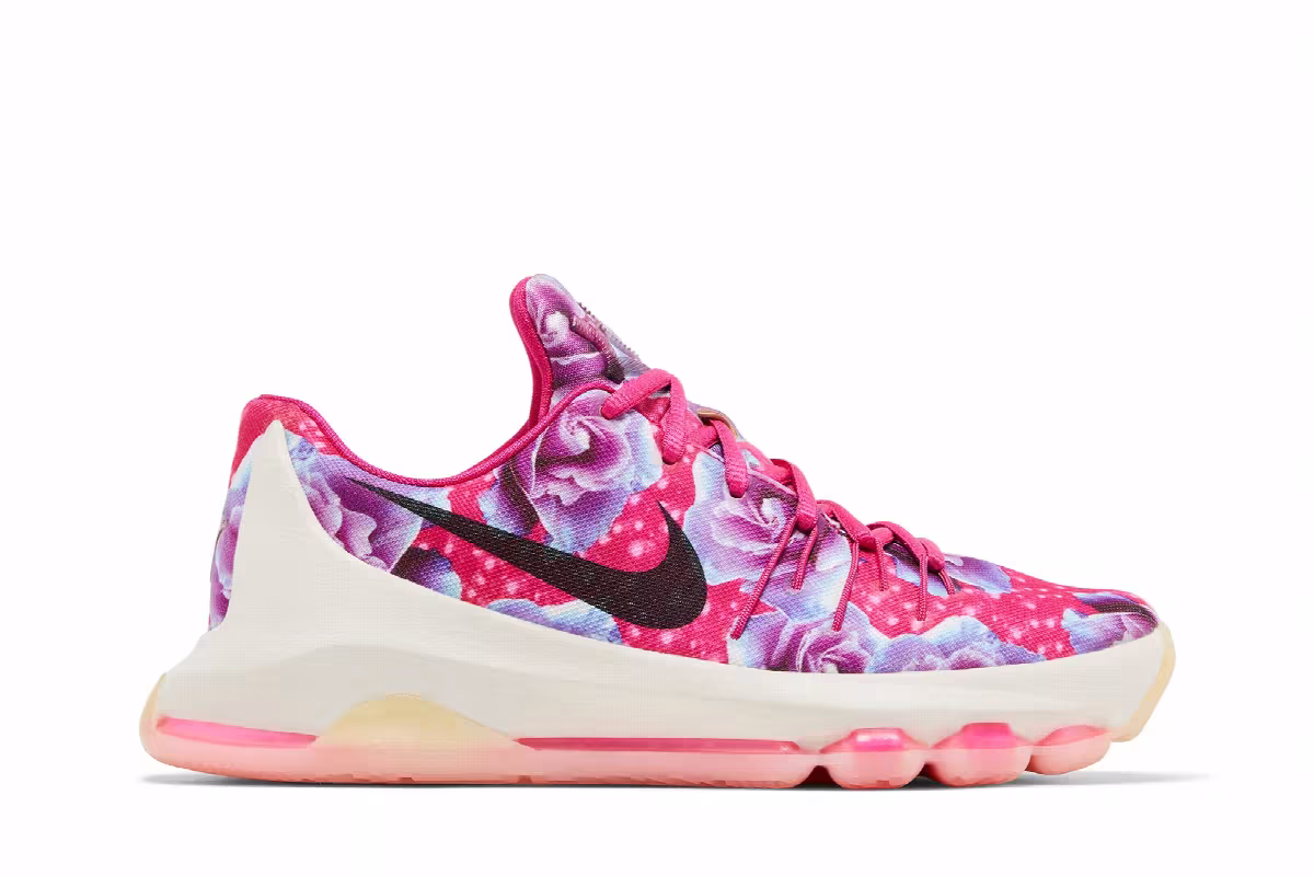 Nike KD 8 GS Aunt Pearl, view 2