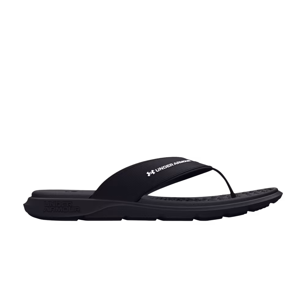 Under Armour Women's Ignite Pro Marbella Sandal Black White