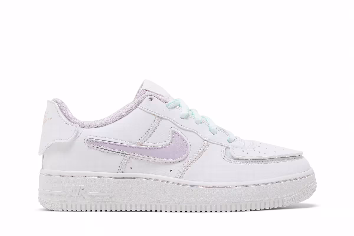 Nike Air Force 1/1 GS White Doll, view 2