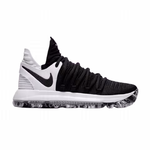 Nike KD 10 GS 'Black White'