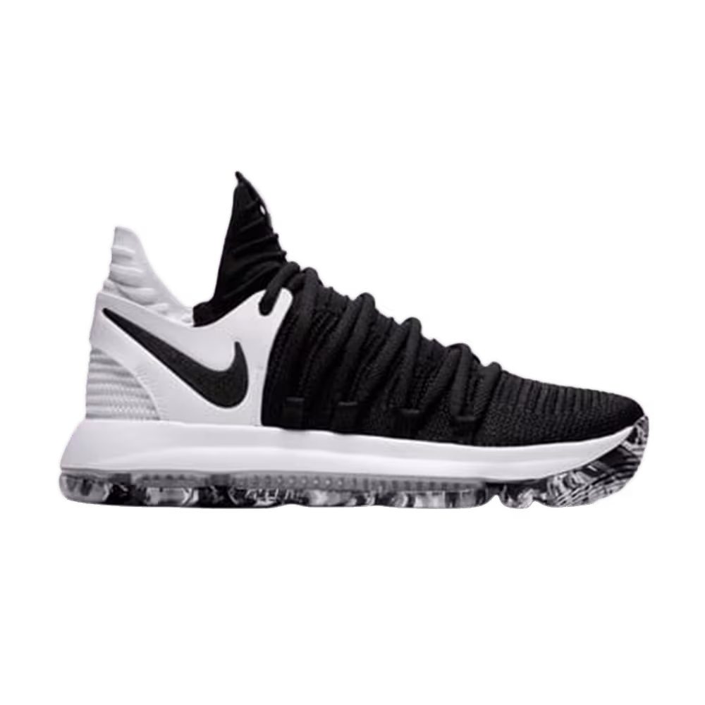 Nike KD 10 GS Black White