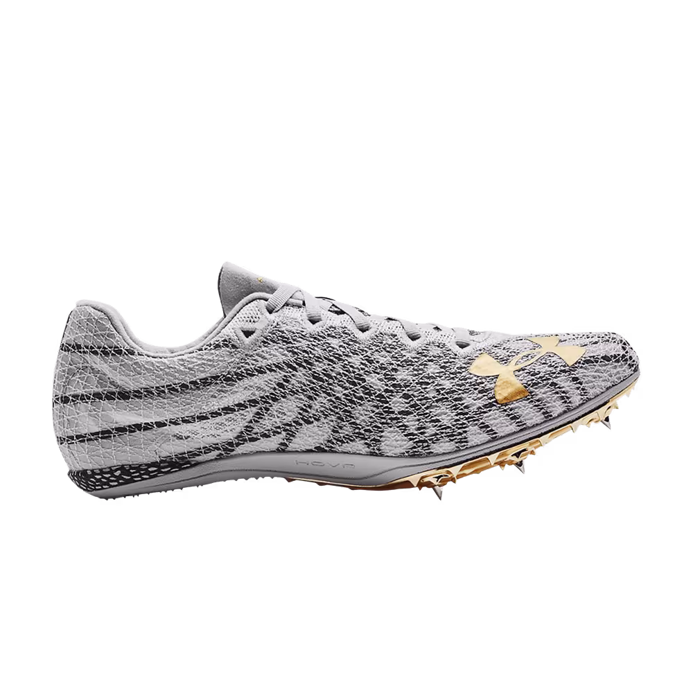 Under Armour HOVR Miler Miler Pro 3 Halo Grey Metallic Victory Gold