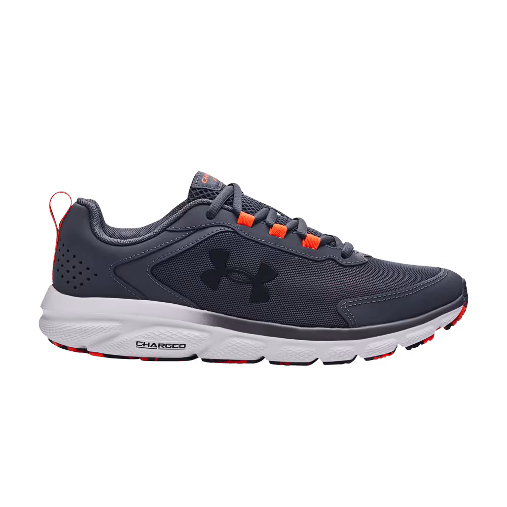 Under Armour Charged Assert 9 Marble Downpour Grey Orange
