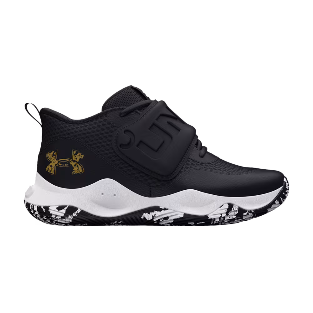 Under Armour Zone BB 2 GS Black Metallic Gold