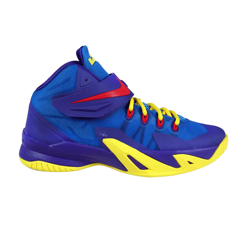 Nike LeBron Zoom Soldier 7 GS Blue Concord Yellow