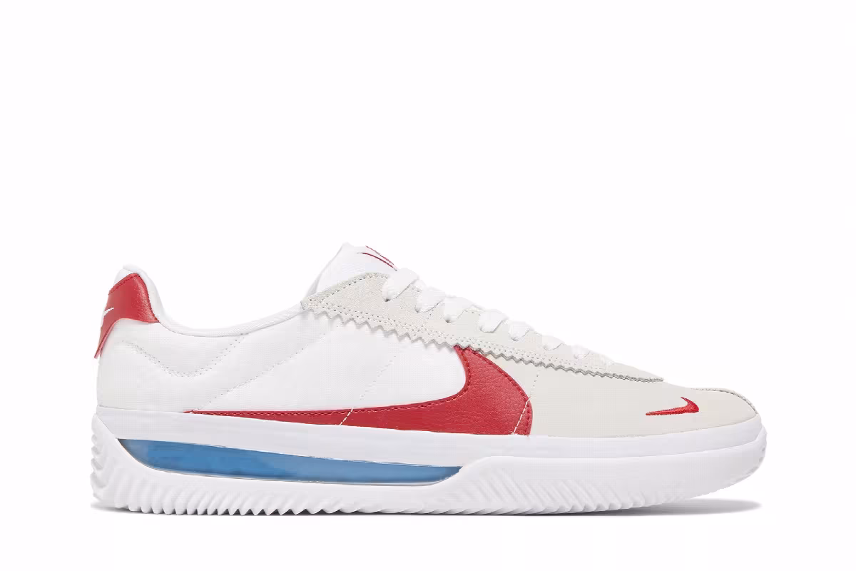 Nike BRSB White Varsity Red, view 2