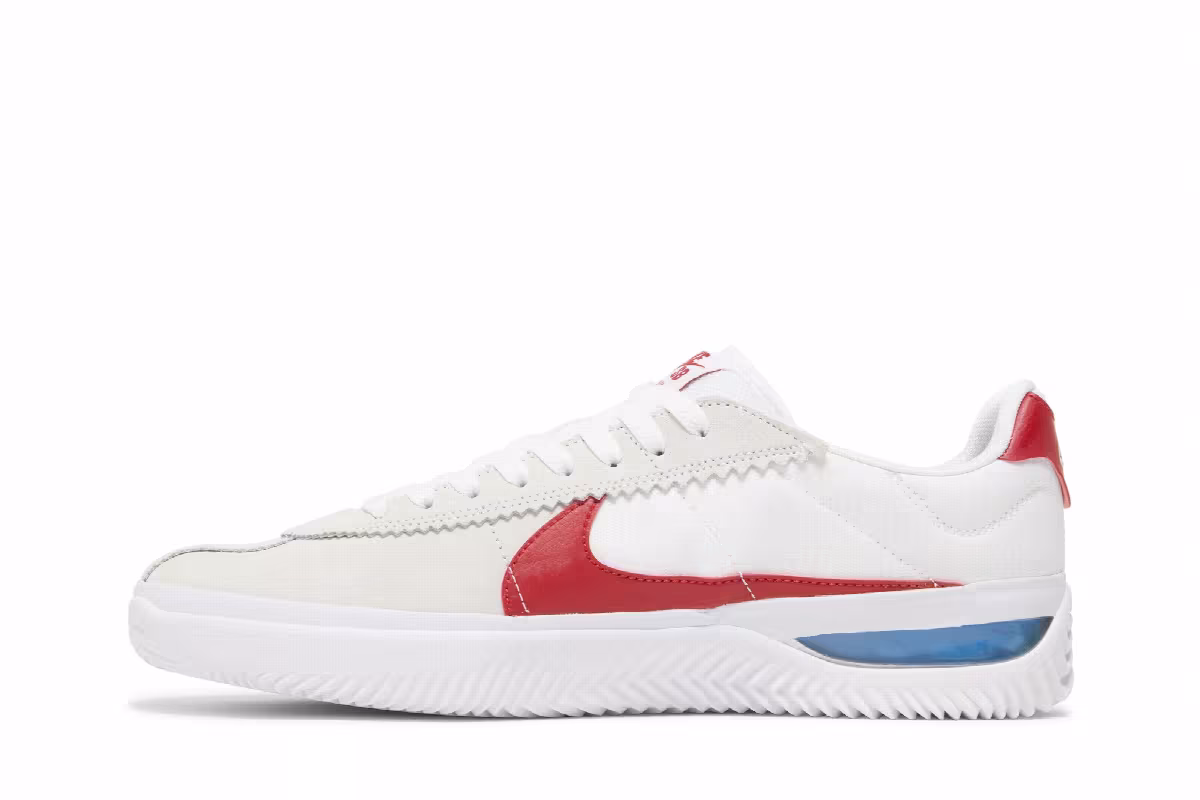 Nike BRSB White Varsity Red, view 4