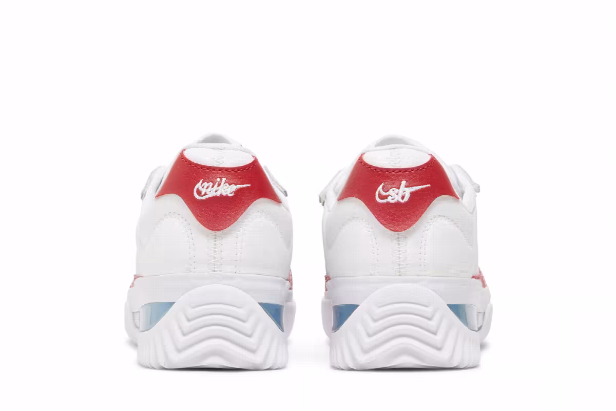 Nike BRSB White Varsity Red, view 7