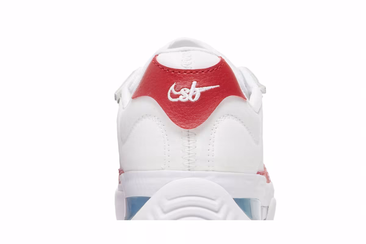 Nike BRSB White Varsity Red, view 8