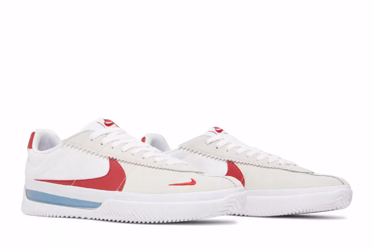 Nike BRSB White Varsity Red, view 9