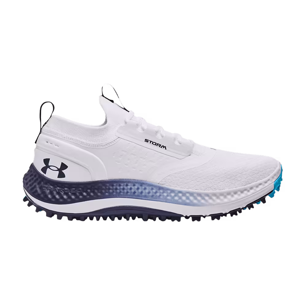 Under Armour Charged Phantom Spikeless Golf White Midnight Navy