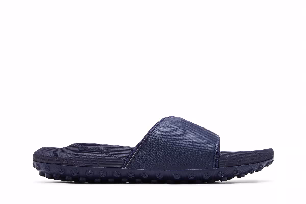 Under Armour Project Rock 3 Slide Midnight Navy, view 2