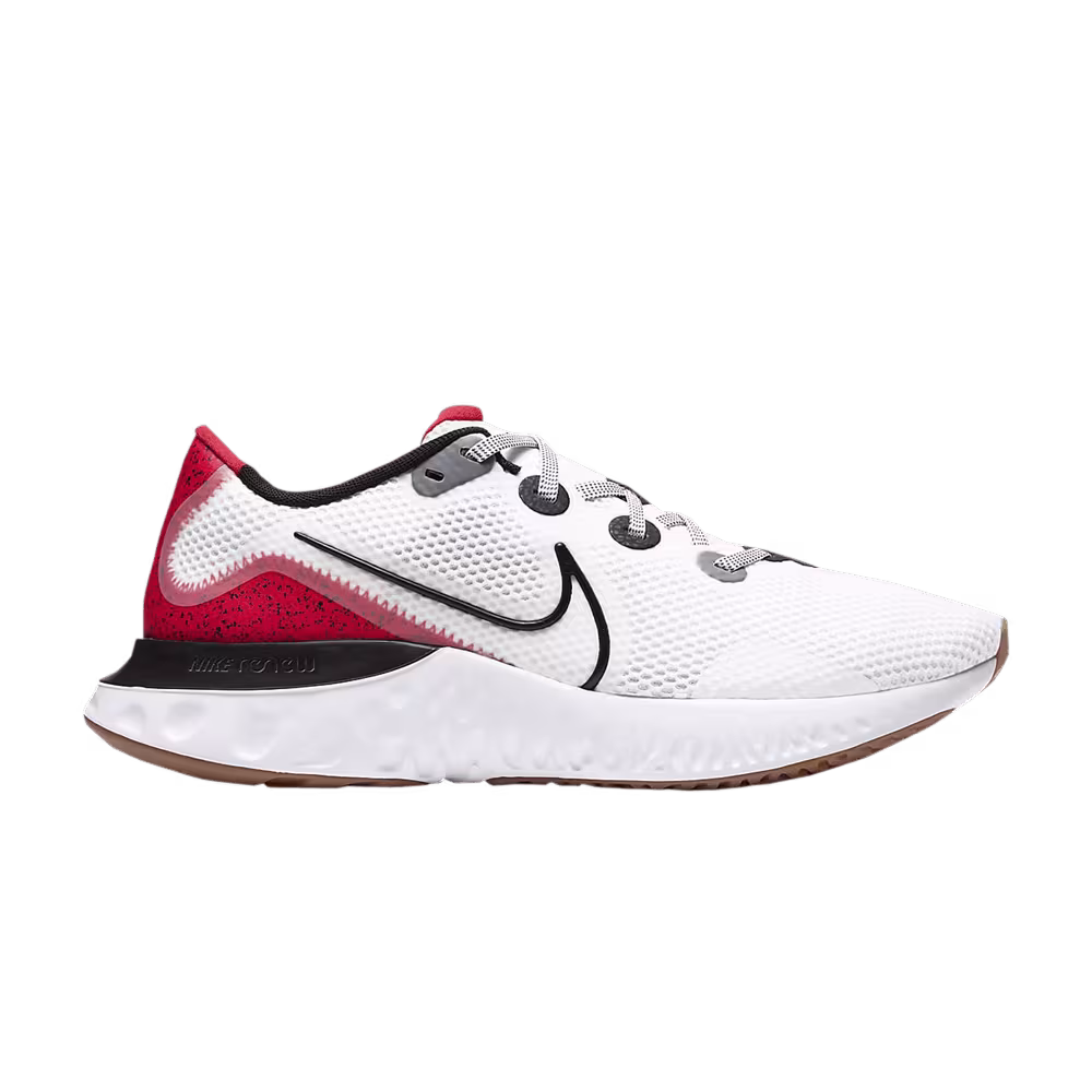 Nike Renew Run White University Red