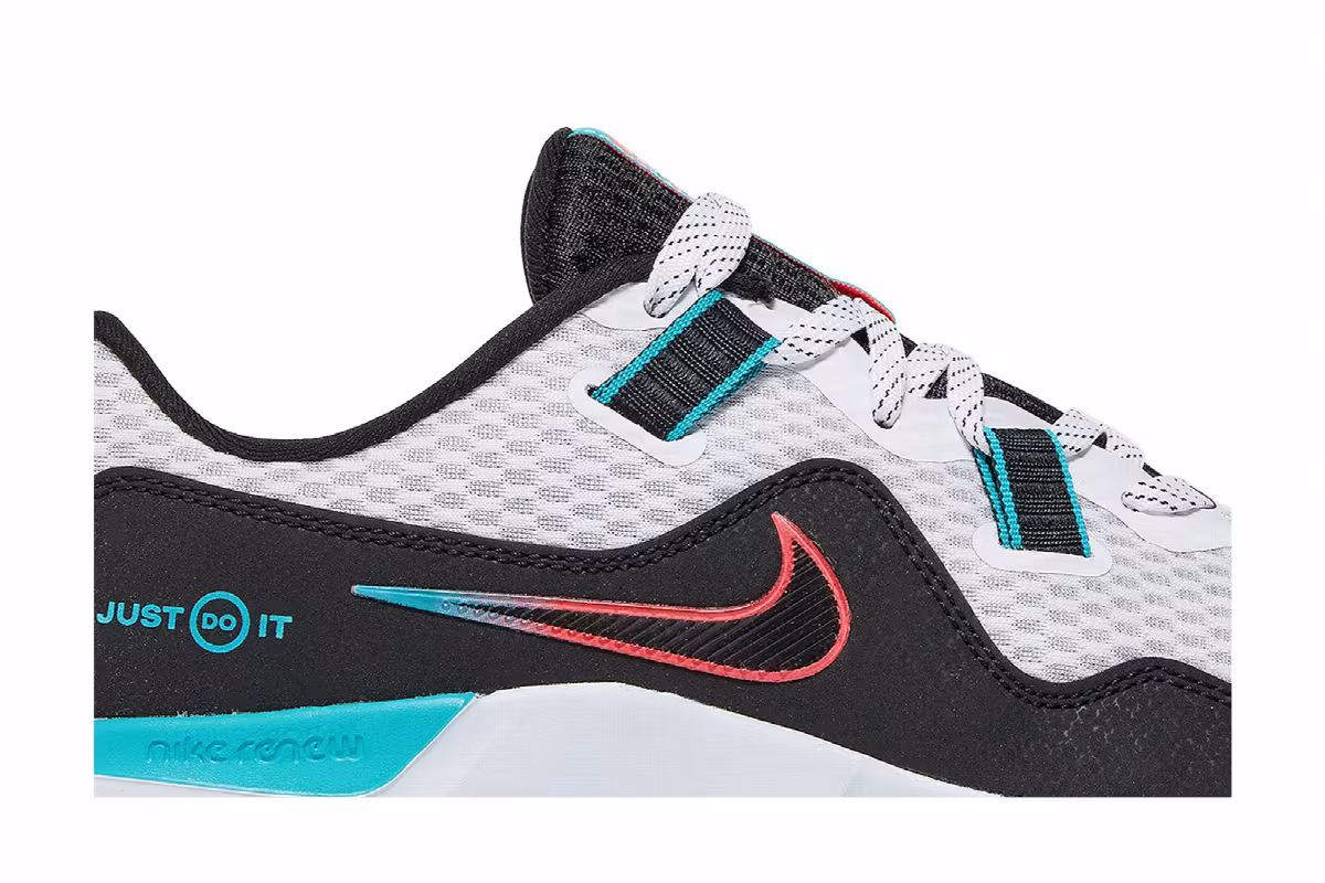Nike Renew Retaliation TR 2 White Flash Crimson Oracle Aqua, view 3