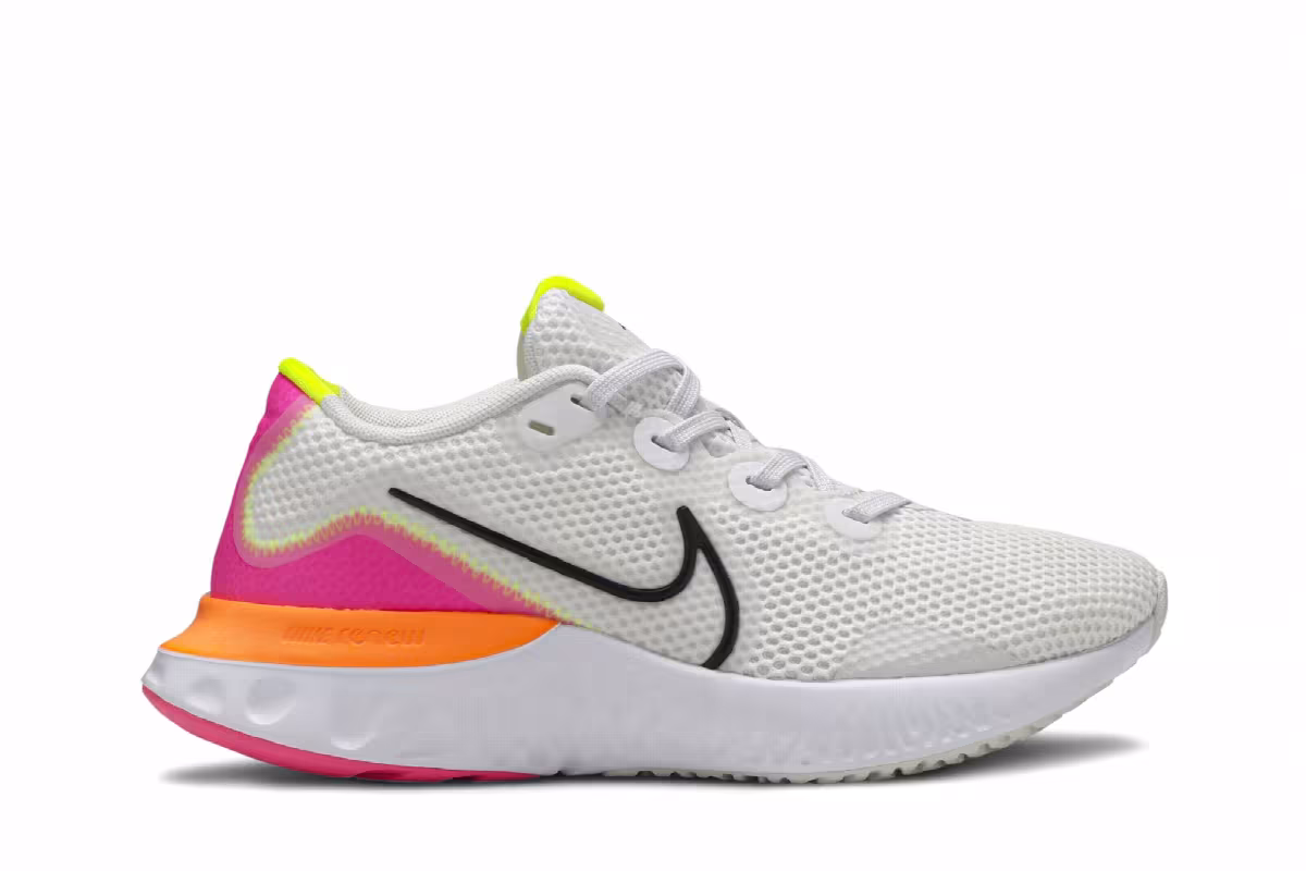 Nike Women's Renew Run Platinum Pink Blast, view 2