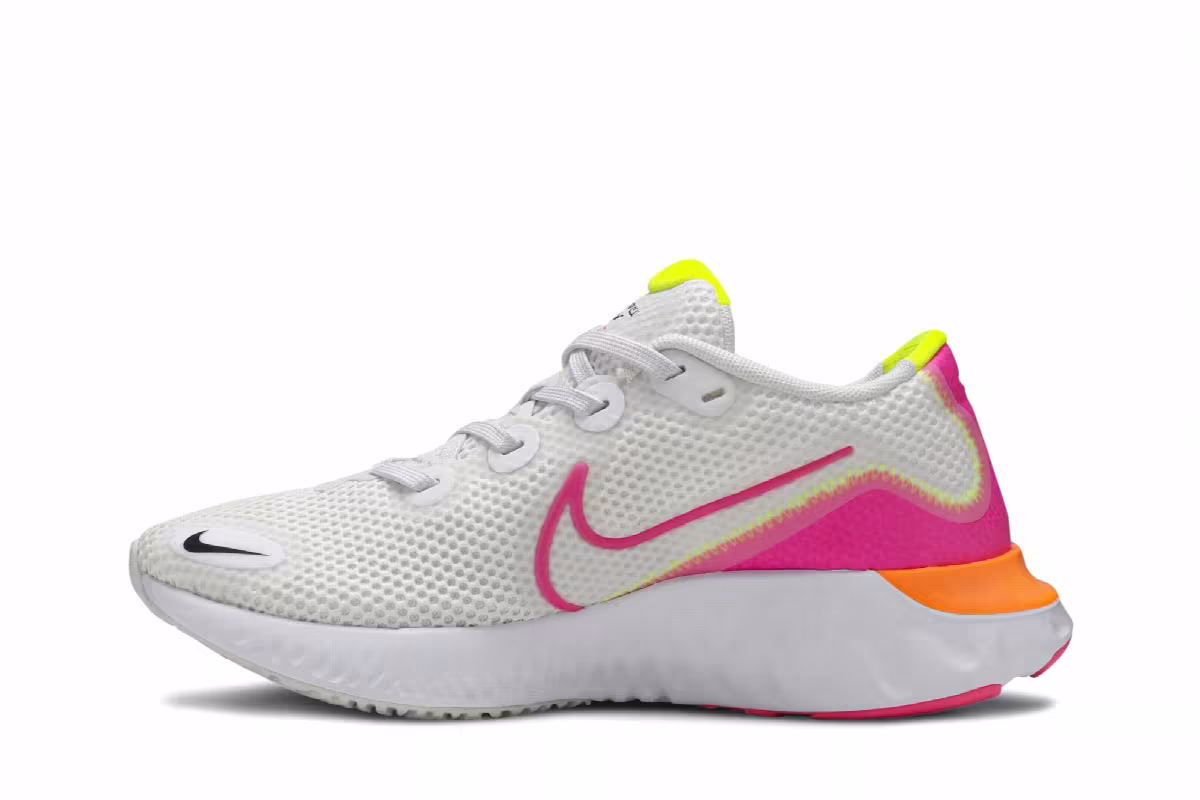 Nike Women's Renew Run Platinum Pink Blast, view 4